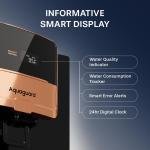 Aquaguard Ritz Pro RO+UV+Copper Water Purifier I Stainless Steel Tank | 2 year filter life | SMART Purifier | TDS Display | Filter Life & Water In take Tracker | With Mega Sediment filter