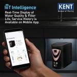 KENT Sterling IoT Under the Counter RO Water Purifier| RO+UV+UF+Alkaline+Copper+TDS Control | IoT Enabled | Fully Automatic