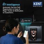 KENT Sterling IoT Under the Counter RO Water Purifier| RO+UV+UF+Alkaline+Copper+TDS Control | IoT Enabled | Fully Automatic