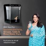 KENT Maxx Plus UV Water Purifier | UV+UF+Alk+Cu | 7L