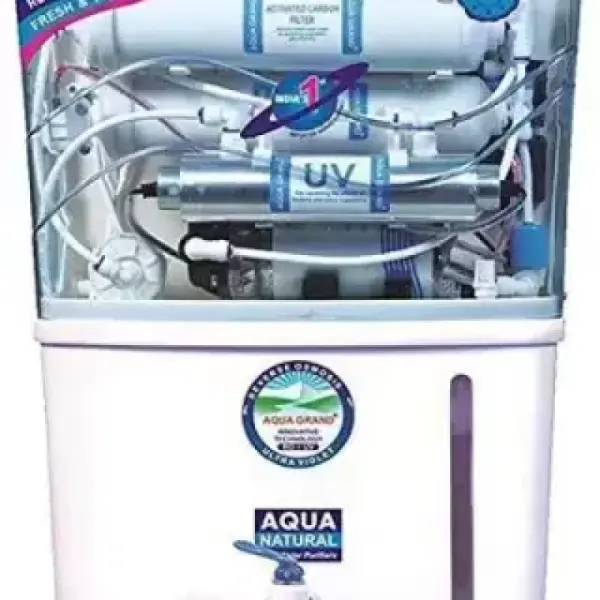 AQUAgrand water filter RO UV UF TDS MINIRALS. 12ltrs storege tank. atu swich off, on, 70ltrs per daye filter water. 15 L RO + UV + UF + TDS Wa
