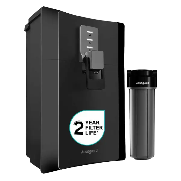 Aquaguard Sure Hydra RO+UV+UF 2X Water Purifier | 2 Year Filter Life | Saves 60% More water with Aquasaver RO Technology
