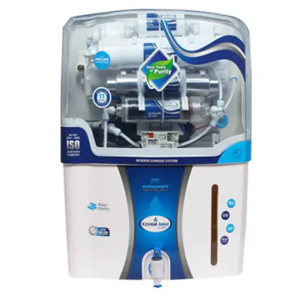 CRYSTAL AQUA Technology Brings With Itself The Power Of RO Without Purified With Impure Water
