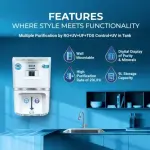 KENT Grand Star RO Water Purifier | 4 Years Free Service | Multiple Purification Process | RO + UV + UF + TDS Control + UV LED Tank | 9L Tank | 20 LP