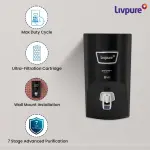 LIVPURE LIV-PEP-PRO-PLUS+ BLACK 7 L RO + UV + UF
