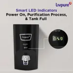 LIVPURE LIV-PEP-PRO-PLUS+ BLACK 7 L RO + UV + UF