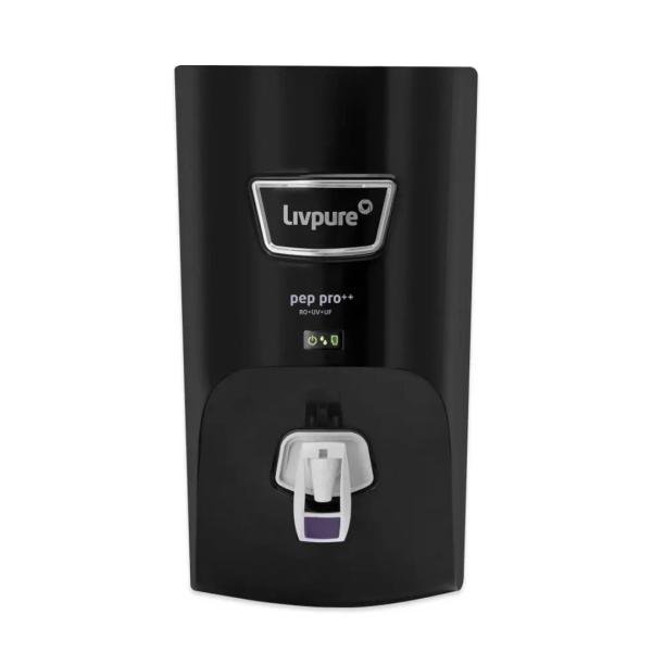 LIVPURE LIV-PEP-PRO-PLUS+ BLACK 7 L RO + UV + UF